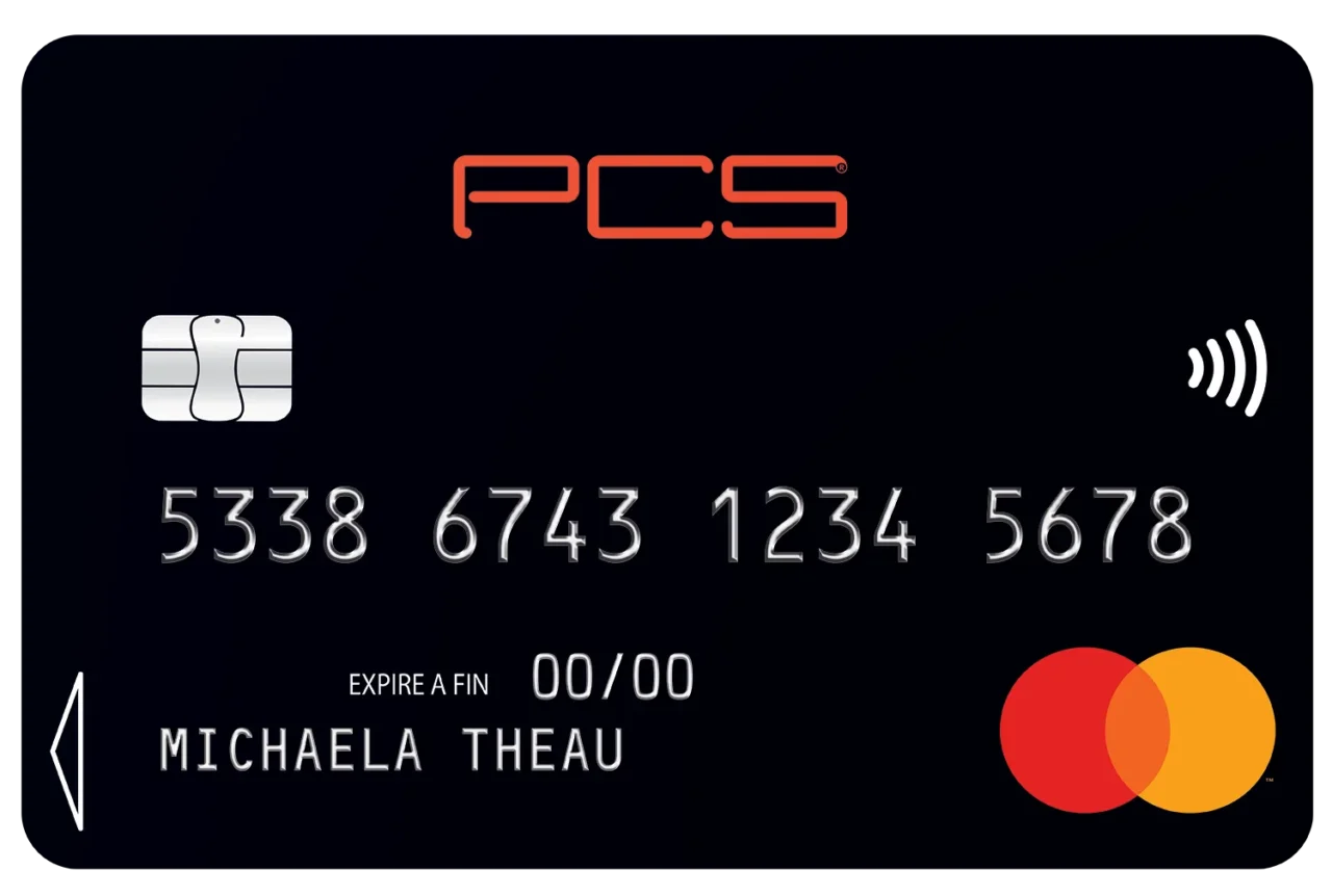 Carte prépayée PCS Mastercard