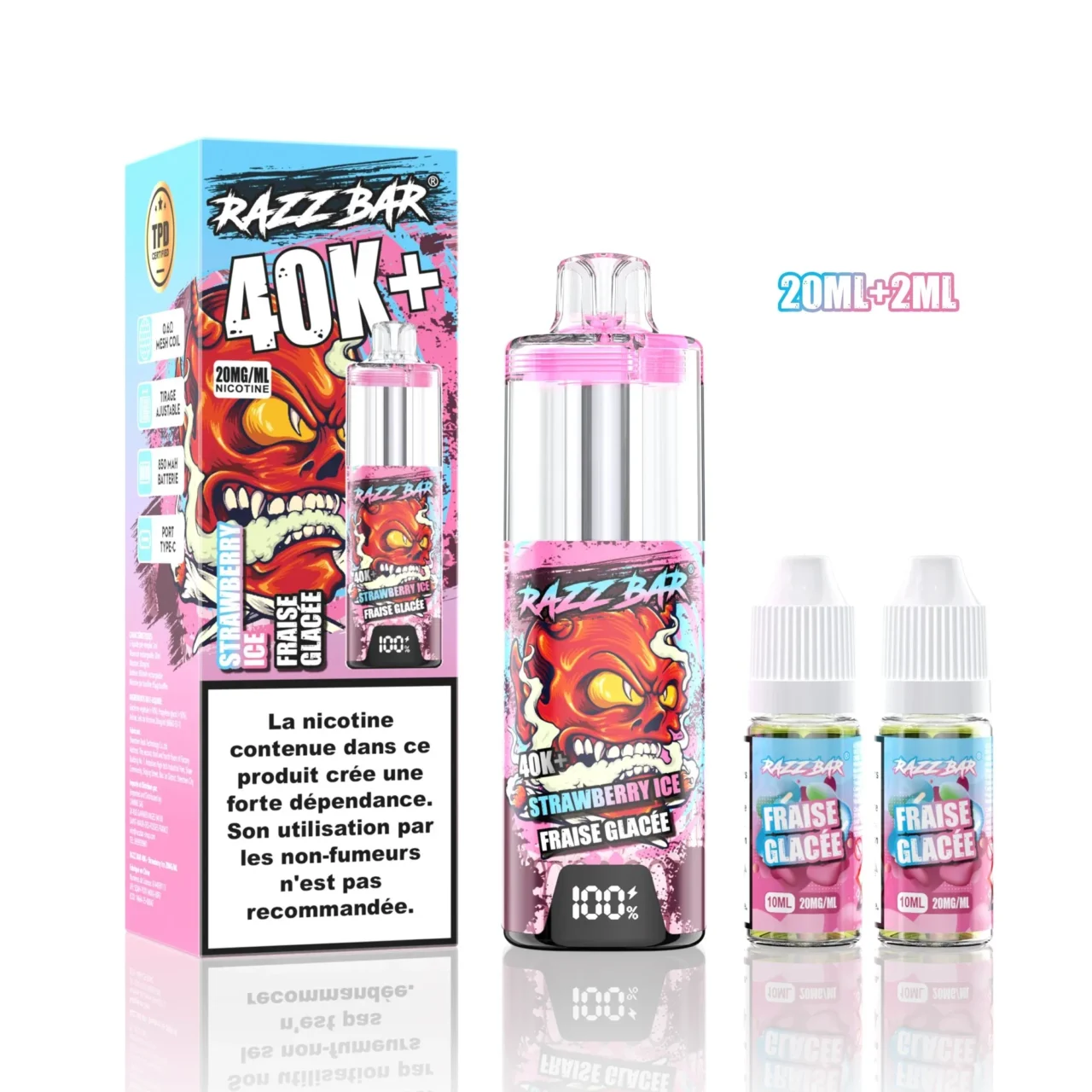 Puff Razz Bar 40K+ MTL/RDL